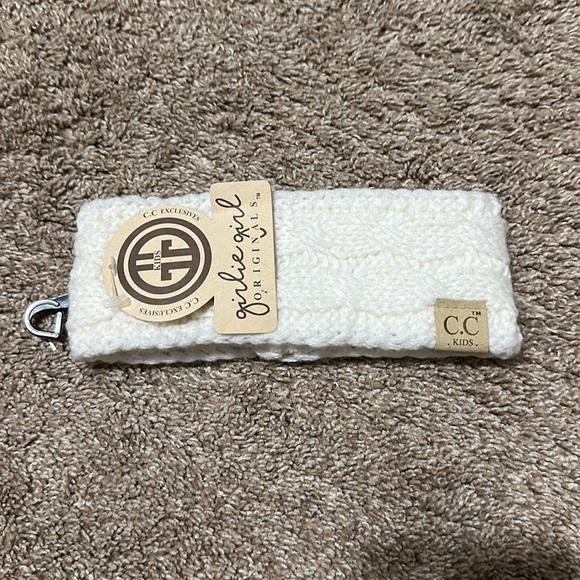 C.C Soft Stretch Winter Warm Cable Knit Fuzzy Lined Ear Warmer Headband - Picture 2 of 4